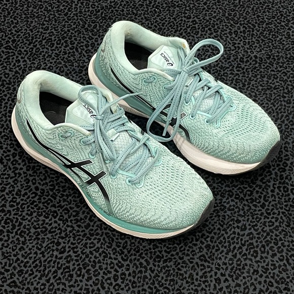 Asics Shoes - Asics Womens Sneakers Gel Cumulus Size 8 Green Colorful Shoes Walking Running